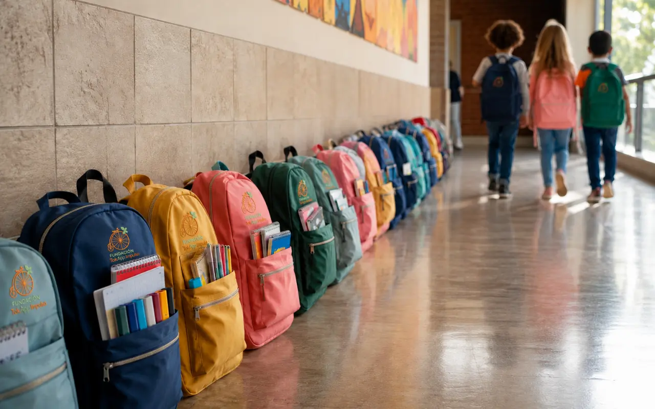 100 mochilas, 100 futuros: que ningún niño se quede atrás