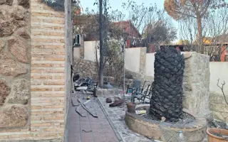 AYUDA A FAMILIA GRAVEMENTE AFECTADA POR INCENDIO NAVAS DEL REY
