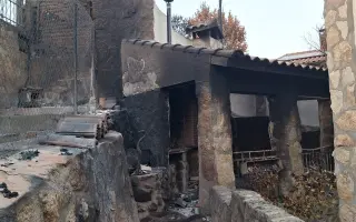 AYUDA A FAMILIA GRAVEMENTE AFECTADA POR INCENDIO NAVAS DEL REY