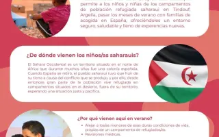 Un billete solidario para 5 niños saharauis con necesidades especiales