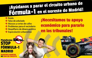 Nuestros barrios no son un circuito de F1