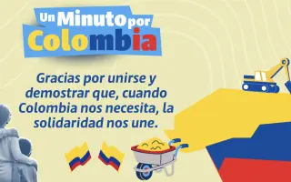 🇨🇴 Un Minuto por Colombia tras el Terremoto