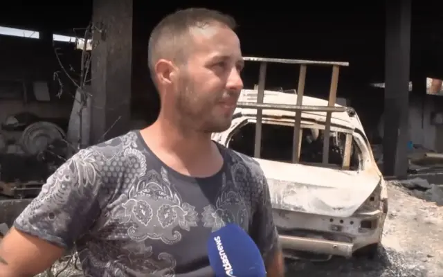 Ayudemos a Rubén a volver a empezar tras el incendio en Almería