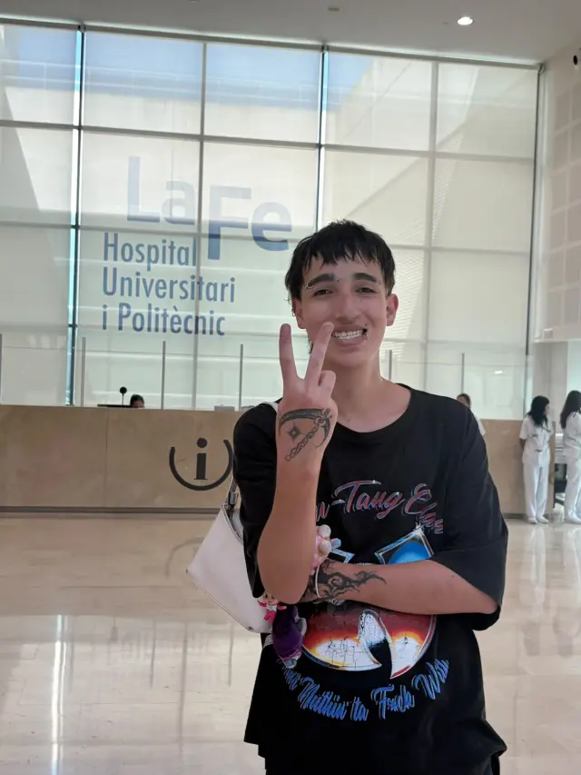 ¡Hoy Marcelo ha tenido su primera cita en el Hospital La Fe!